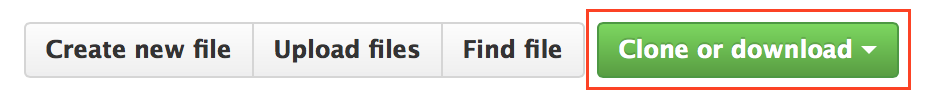 GitHub Clone or Download button